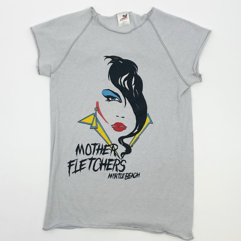 Vintage 80s Mother Fletchers Myrtle Beach T Shirt Small 1984 Night Club Bantam